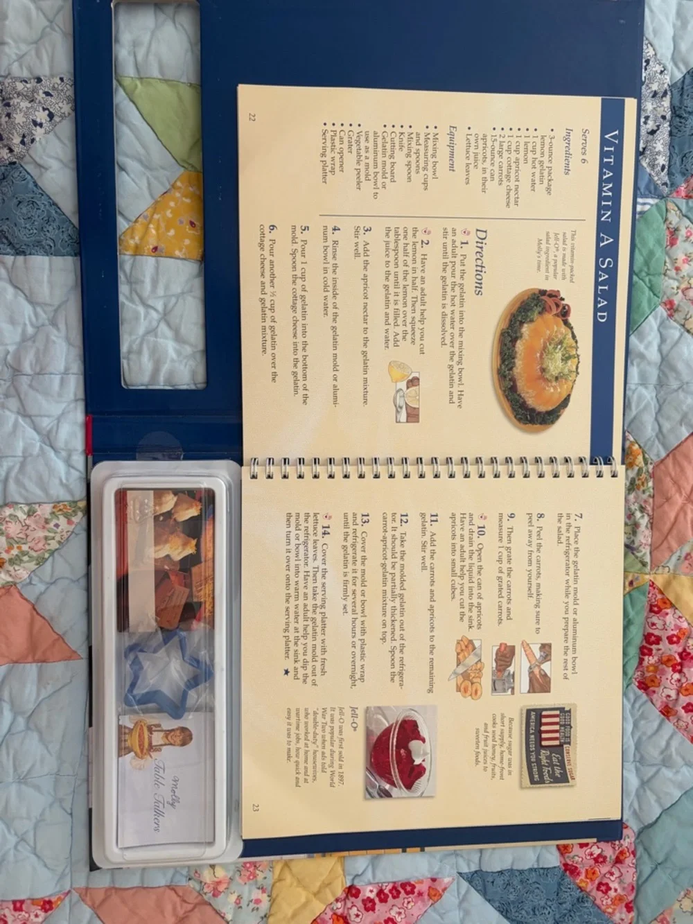 American Girl Molly's Cooking Studio Kit - Blue and Yellow Packaging